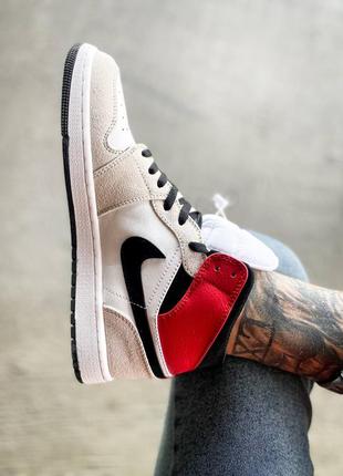 Кросівки nike air jordan 1 high light smoke grey3 фото