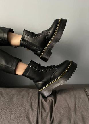 Жіночі ботінки martens jadon black женские ботинки зимние