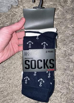 Шкарпетки smog socks, 2 pairs, нові, 39-42