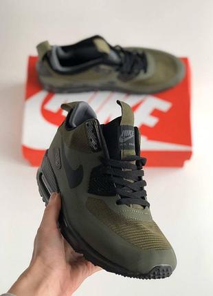 Кроссовки nike air max mid winter 90 termo green