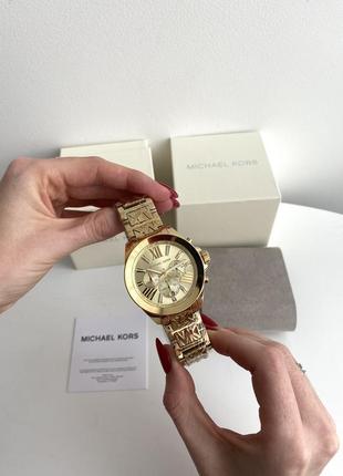 Michael kors wren chronograph женские наручные брендовые часы майкл корс оригинал мишель корс на подарок жене подарок девушке2 фото