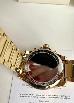 Michael kors wren chronograph женские наручные брендовые часы майкл корс оригинал мишель корс на подарок жене подарок девушке6 фото