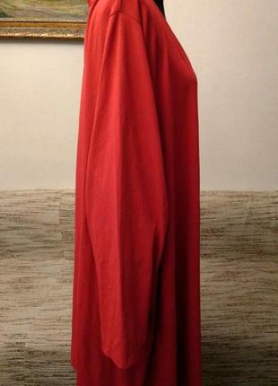 Королевская роскошная красная туника-пиджак  64-68р.2 фото
