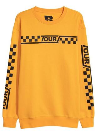 Світшот чоловічий h&m 0578538-6 жовтий xl