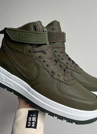 Nike air force 1 gore-tex haki\white