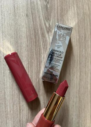 Помада lancome labsolu rouge ruby cream1 фото