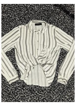 Стильная блуза, рубашка в полоску, полосатая3 фото