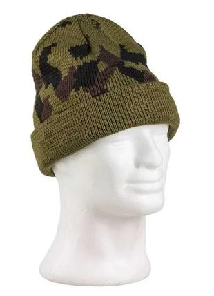 Армейская шапка олива - камуфляж "mil-tec" германия