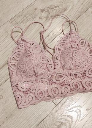 Бралетт victoria´s secret crochet lace bralette4 фото