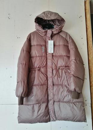 Зимова куртка з капюшоном стьобана дута розмір на бирці вказаний xl за фактом підійде на m l xl плеч3 фото