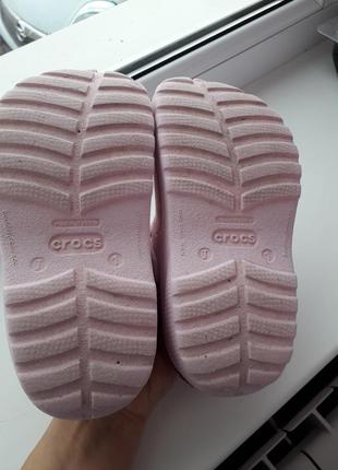 Кроксы/crocs утепленные,для девочки 3