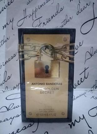 Antonio banderas the golden secret туалетная вода мужская, 100 мл