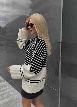🍁кофта oversize у смужку🍁 2