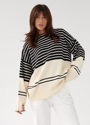 🍁кофта oversize у смужку🍁 6