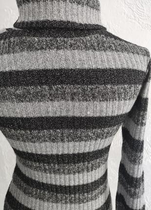 Платье свитер, в полоску ,в рубчик4 фото