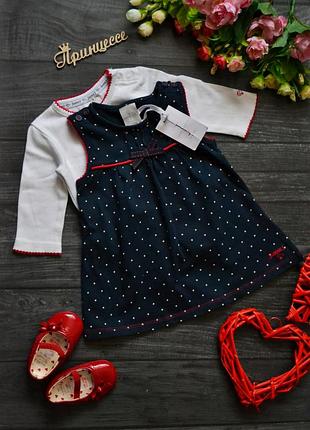 Сарафан и боди 0-3месяца