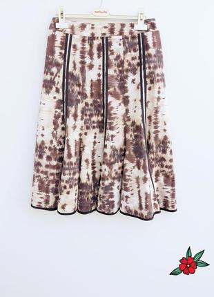 Натуральная юбка миди красивая юбка миди с отделкой
