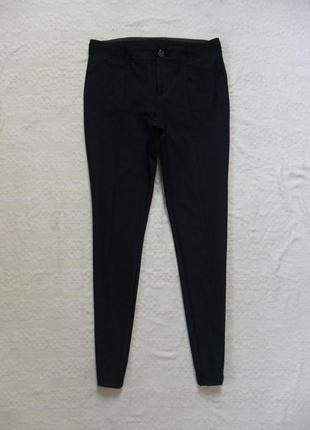 Стильные утягивающие черные штаны скинни street one, 14 размер.1 фото