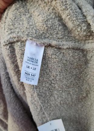 Marks& spencer  невероятный новый бежевый свитер с объемным горлом, 45 % шерсть,uk 228 фото