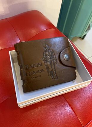 Чоловічий гаманець шкіряний портмоне кошелек