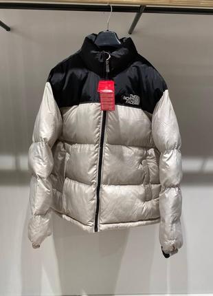 Зимовий пуховик the north face 700 light beige