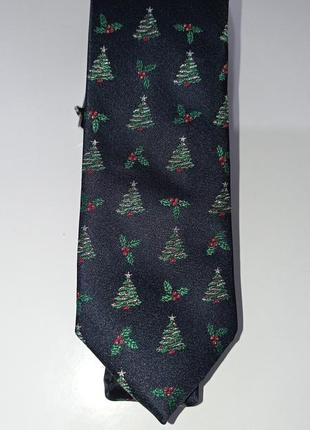 Краватка новорічна галстук ялинки2 фото