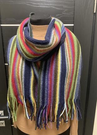 Шарф, 100% шерсть ягня, шотландія. унісекс