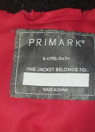 Демісезонна куртка primark р. 104 см (3-4 роки)8 фото