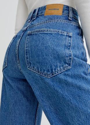 Синие широкие джинсы палаццо pull&bear - 426 фото
