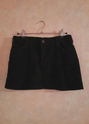 Коротенькая велюровая юбка gloria jeans1 фото