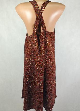 Сукня сарафан літній котое коричневе леопардове stradivarius3 фото