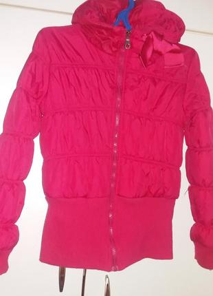 Темно-розовая курточка 44р