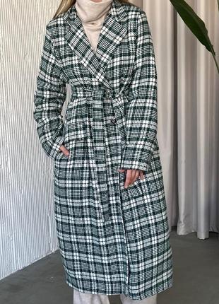 42-58р женское демисезонное пальто на подкладке длинное на ситепоне утепленное8 фото