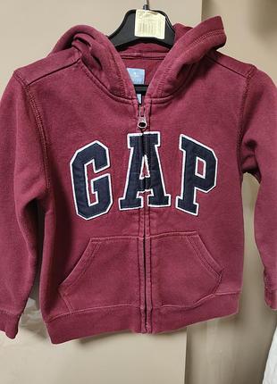 Gap кофта худі на замочку з капюшоном