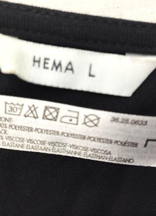 Чорне біле плаття з поясом hema hema4 фото