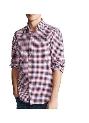 Легка натуральна сорочка в клітинку polo ralph lauren