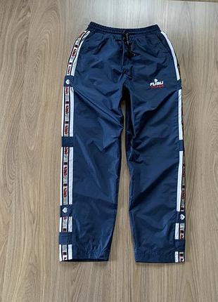 Мужские винтажные спортивные штаны с лампасами fubu truck