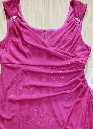 Нарядное праздничное платье макси из сша фирмы kathy roberts - 46р.