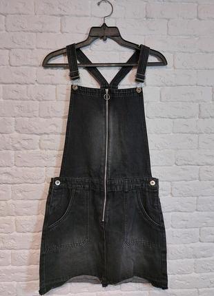 Фирменный джинсовый сарафан 13-14 лет