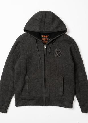 Schott n.y.c. вязана куртка з капішоном