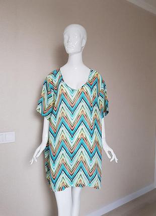 Ніжна легка блуза батал