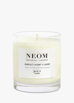Neom organics london perfect night's sleep standard scented candle аромосвеча, 185 гр.