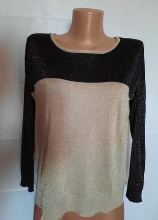 Жіночий светр, блискучий, розмір 44/461 фото