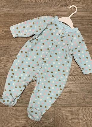 Чоловічок флісовий primark/early days на вік 6-12 міс