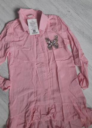 Нарядна блуза-туніка р.128-134