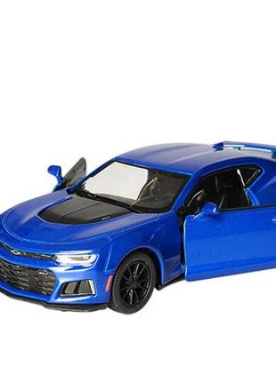 Коллекционная игрушечная машинка chevrolet camaro zl1 5' kt5399w инерционная