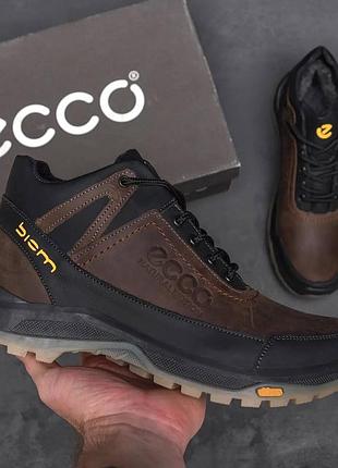 Зимові чоловічі кросівки ecco, екко