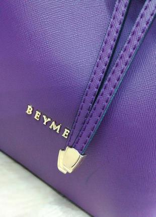 Фіолетова сумка-шоппер3 фото