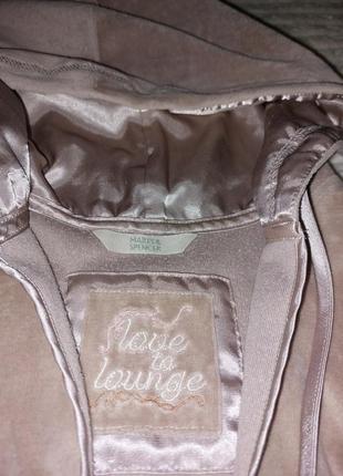 Худі з капюшоном, пайта м, mark & spencer оксамитова, капюшон- атлас, 80% бавовна 2