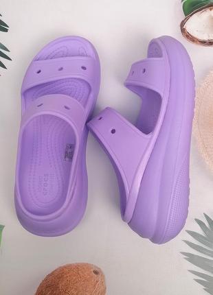 Жіночі crocs босоніжки lavander лаванда усі кольори у наявності